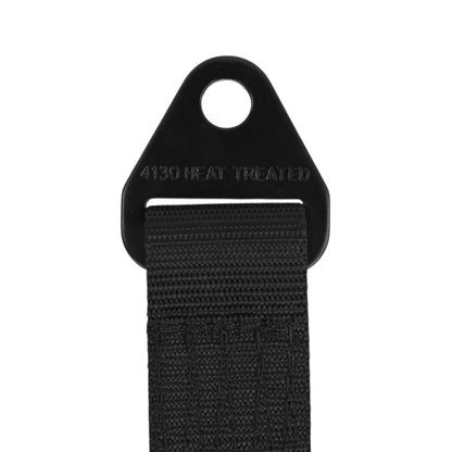 Hurricane Performance Nylon Black, Four Layer Suspension Limiting Strap with 4130 Heat Treated Chromoly Ends