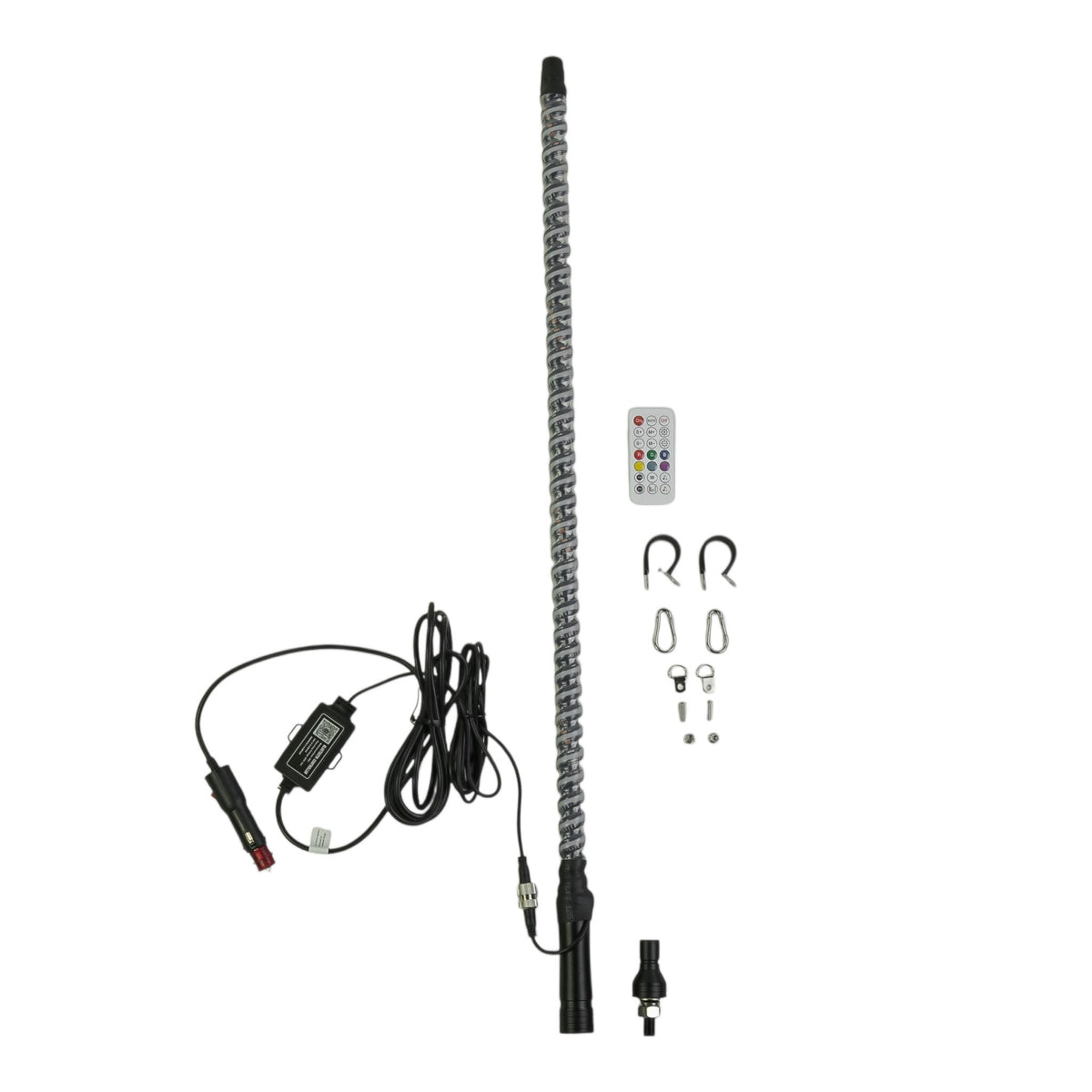 RBG LED Antenna Whip with Remote  & app control
