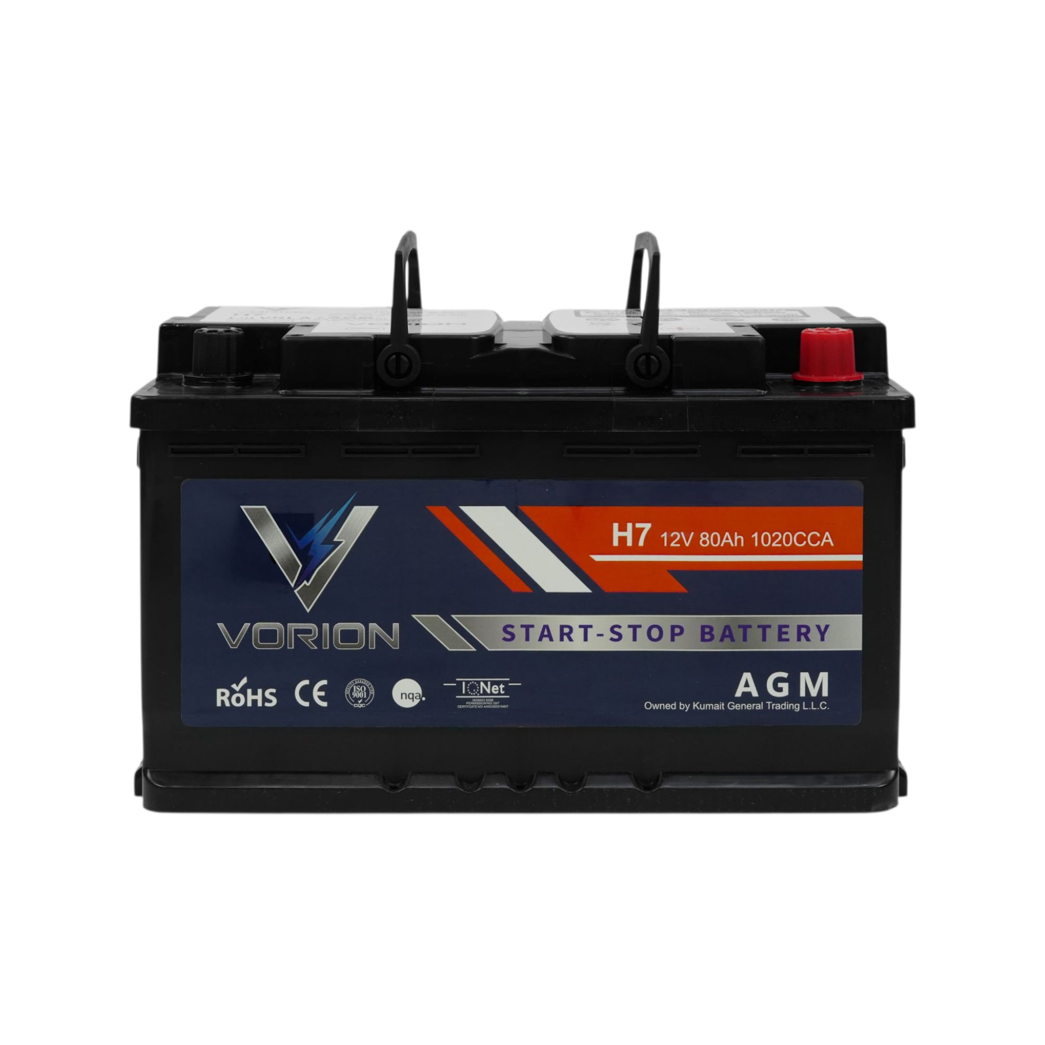 Vorion AGM Sealed Battery H7-80  -12V, 80Ah