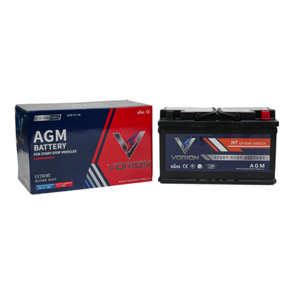 Vorion AGM Sealed Battery H7-80  -12V, 80Ah