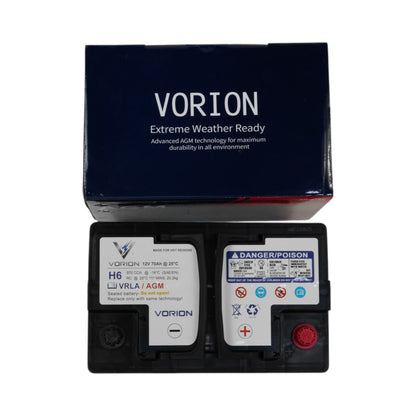 Vorion AGM Sealed Battery H6-70  -12V, 70Ah