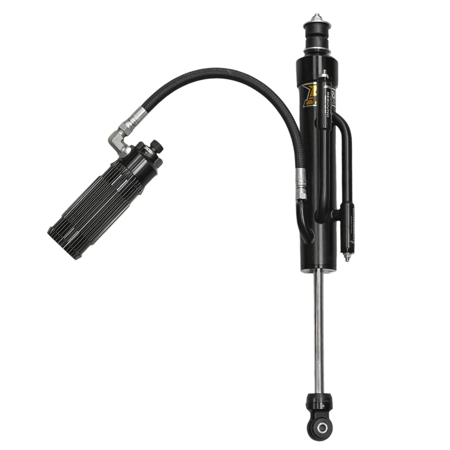Hurricane Performance Adventure Series 2.5" Double Bypass Racing Shocks with Double adjust Remote Reservoir for Jeep Wrangler JK