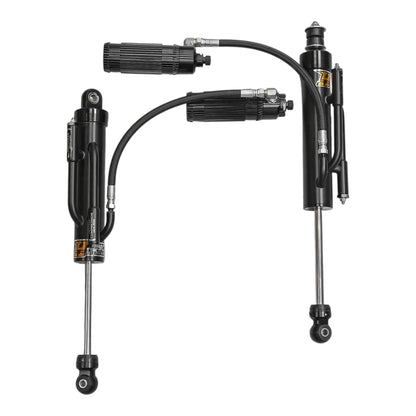 Hurricane Performance Adventure Series 2.5" Double Bypass Racing Shocks with Double adjust Remote Reservoir for Jeep Wrangler JK