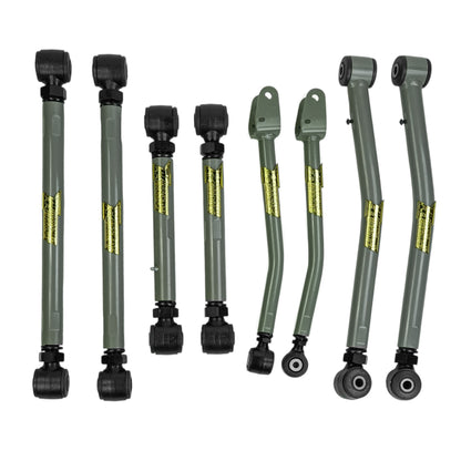 Hurricane Performance Super- Flex Forged Adjustable HD Control Arms for Jeep Wrangler JT