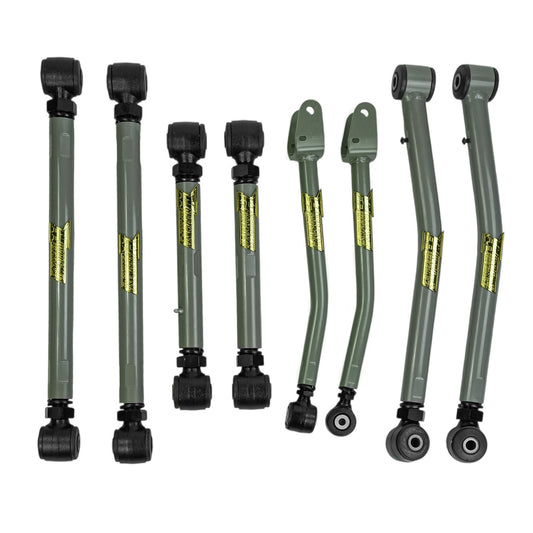 Hurricane Performance Super- Flex Forged Adjustable HD Control Arms for Jeep Wrangler JT