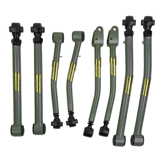 Hurricane Performance Super- Flex Forged Adjustable HD Control Arms for Jeep Wrangler JL