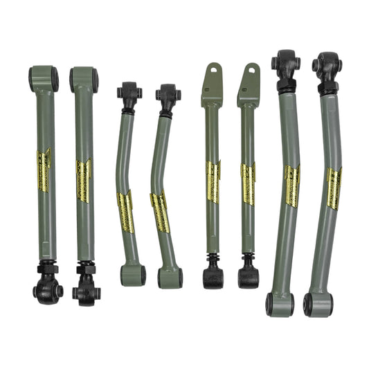 Hurricane Performance Super Flex Forged Adjustable HD Control Arms for Jeep Wrangler JK