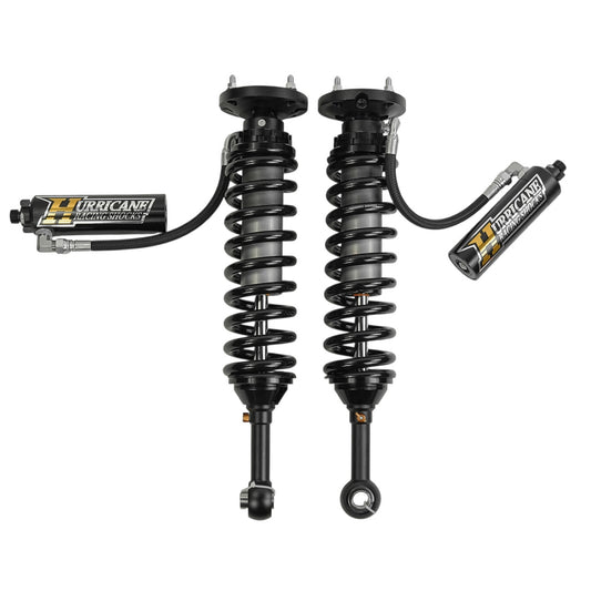HURRICANE RACING EXTREME SERIES 2.5 FRONT COIL-OVER WITH REMOTE RESERVIOR & 2.5 MONOTUBE REAR SHOCKS WITH 3 -WAY DAMPING ADJUSTMENT FOR LAND CRUISER 250 SERIES