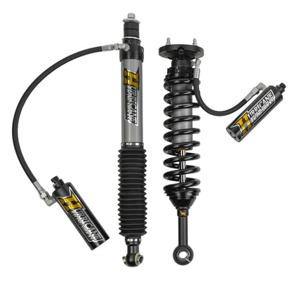 Hurricane Racing Shocks Extreme Series 2.5 Front Coil-Over and 2.5 Monotube Rear Shocks with Remote Reservoir and 3-Way Damping Adjustment for Land Cruiser 250 (2024–2026)