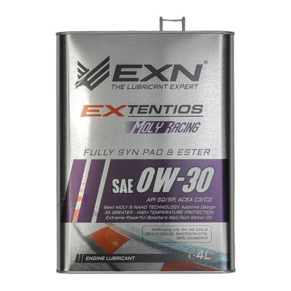 EXTENTIOS MOLYRACING SAE 0W30-100% ESTER -ENGINE OIL-4L
