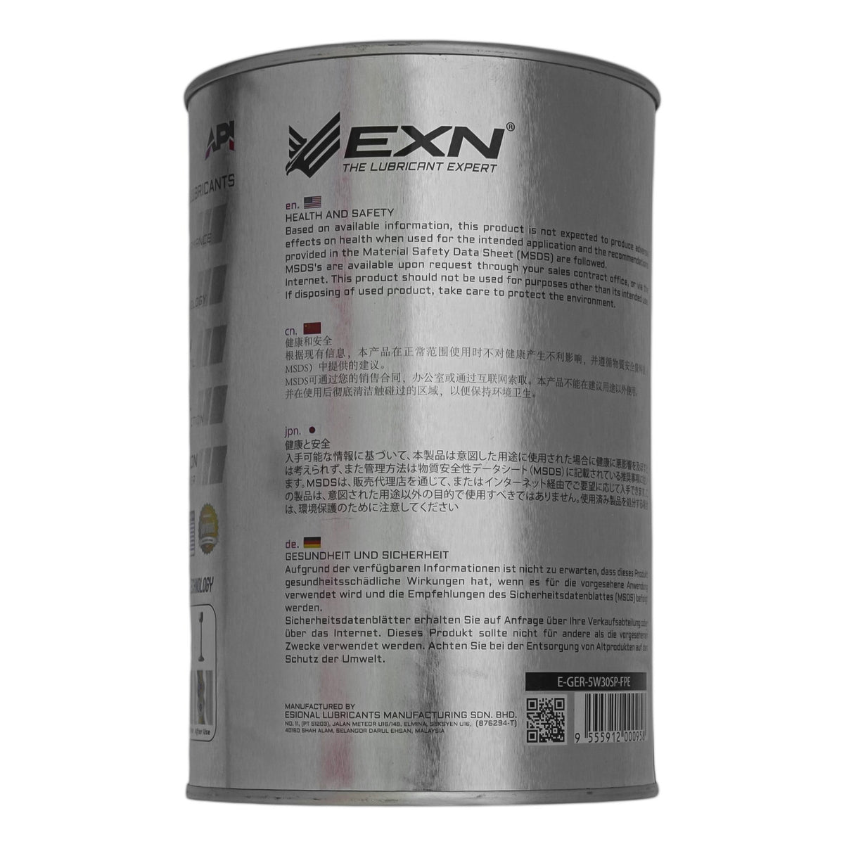 EXTENTIOS MOLYRACING SAE 5W40-100% ESTER -ENGINE OIL- 1L