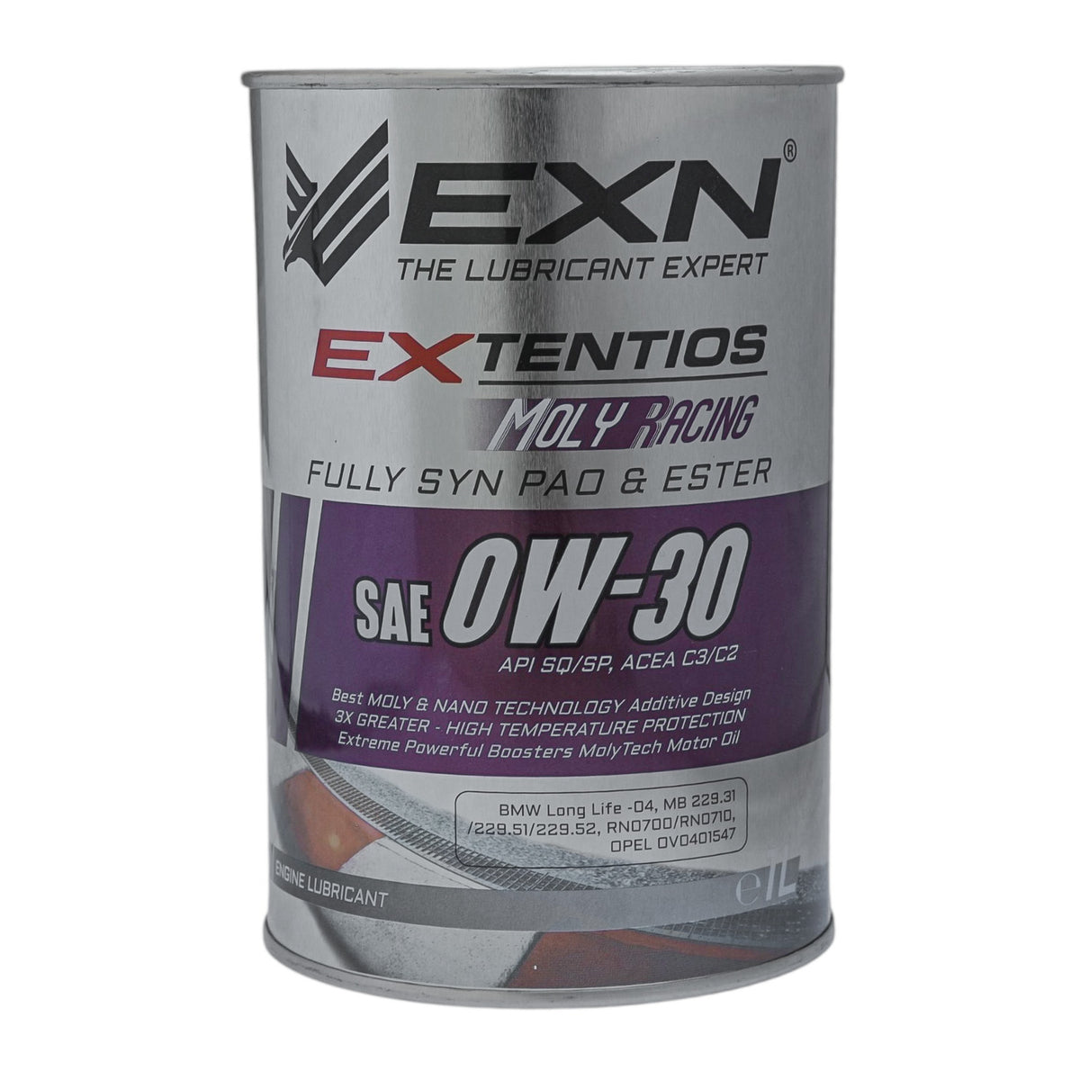 EXTENTIOS MOLYRACING SAE 0W30-100% ESTER -ENGINE OIL-1L