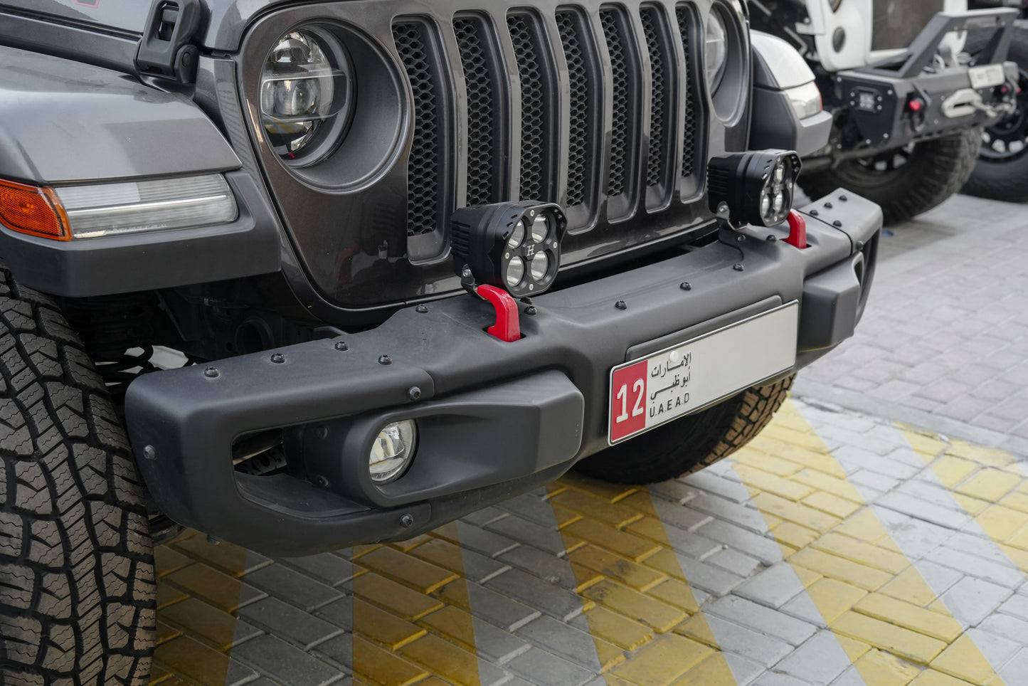 AMR Front Steel Bumper with winch plate  For Jeep Wrangler JL/JT