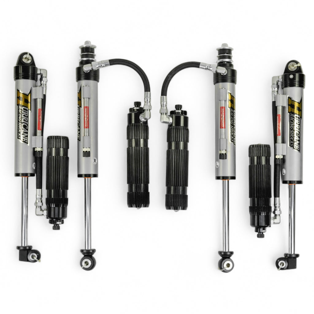 Hurricane Performance Extreme Seires  2.5", Single Tube Bypass Shocks  with Remote Resevoir for Jeep Wrangler JK