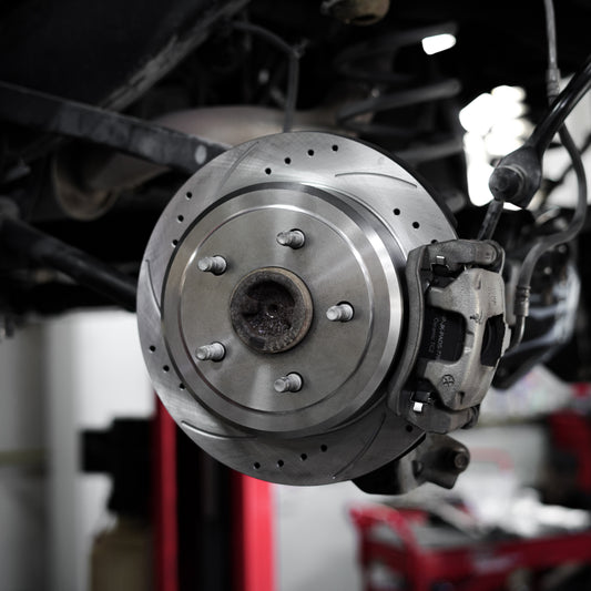 Hurricane Performance Slotted & Drilled Rear Brake Discs For Jeep Wrangler JK