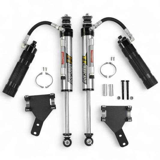 Hurricane Performance Extreme Seires  2.5", Single Tube Bypass Shocks  with Remote Resevoir for Jeep Wrangler JK