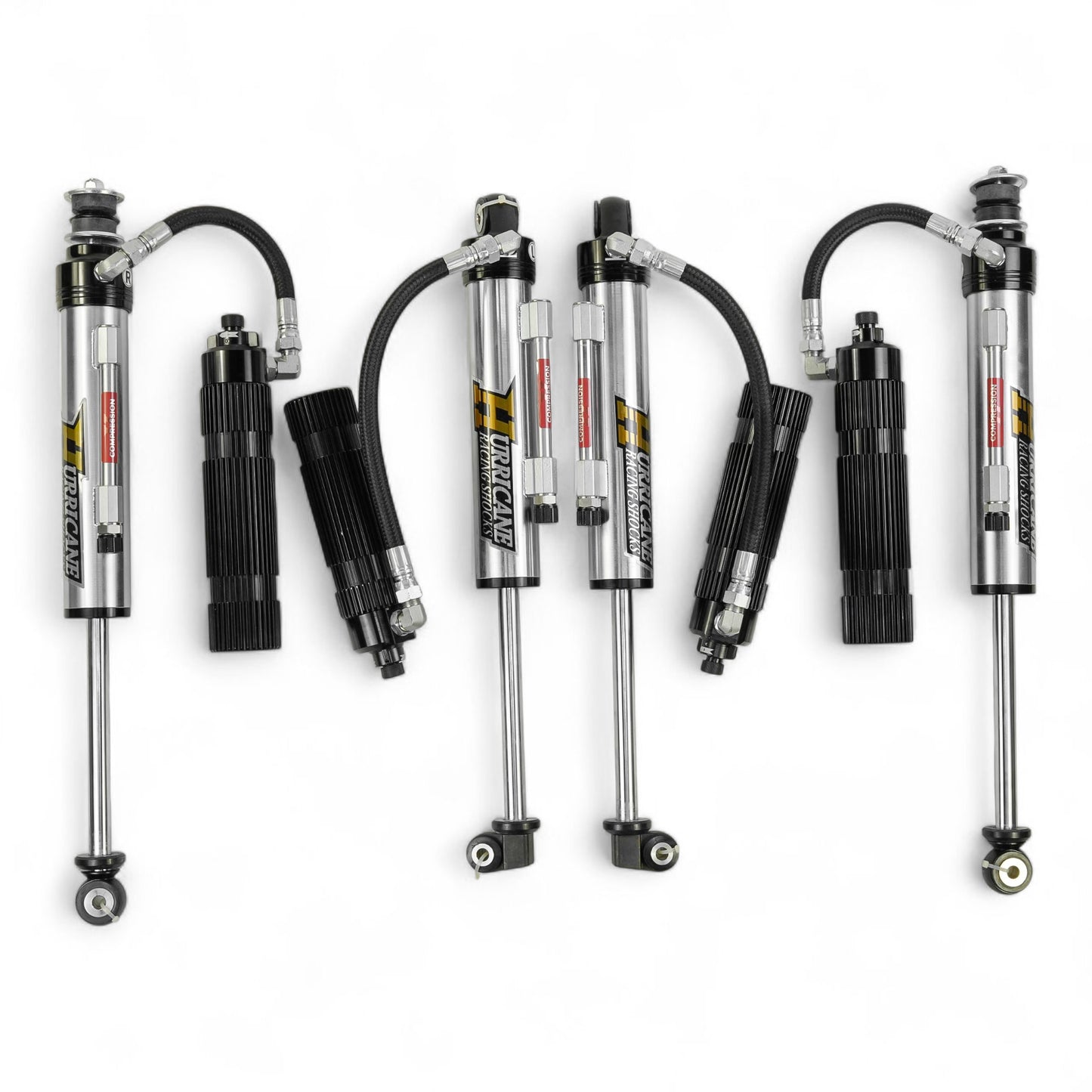 Hurricane Performance Extreme Seires  2.5", Single Tube Bypass Shocks  with Remote Resevoir for Jeep Wrangler JK