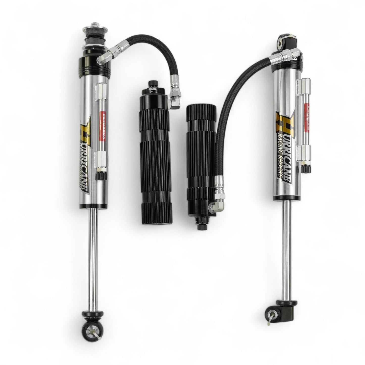 Hurricane Performance Extreme Seires  2.5", Single Tube Bypass Shocks  with Remote Resevoir for Jeep Wrangler JK
