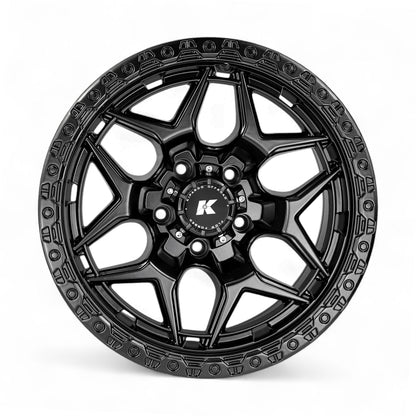 KIPARDO KF47 17x9 Flow Form Alloy Wheels for Jeep Wrangler JK/JL/JT