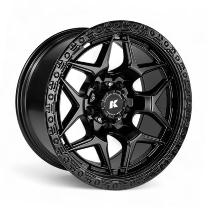 KIPARDO KF47 17x9 Flow Form Alloy Wheels for Jeep Wrangler JK/JL/JT