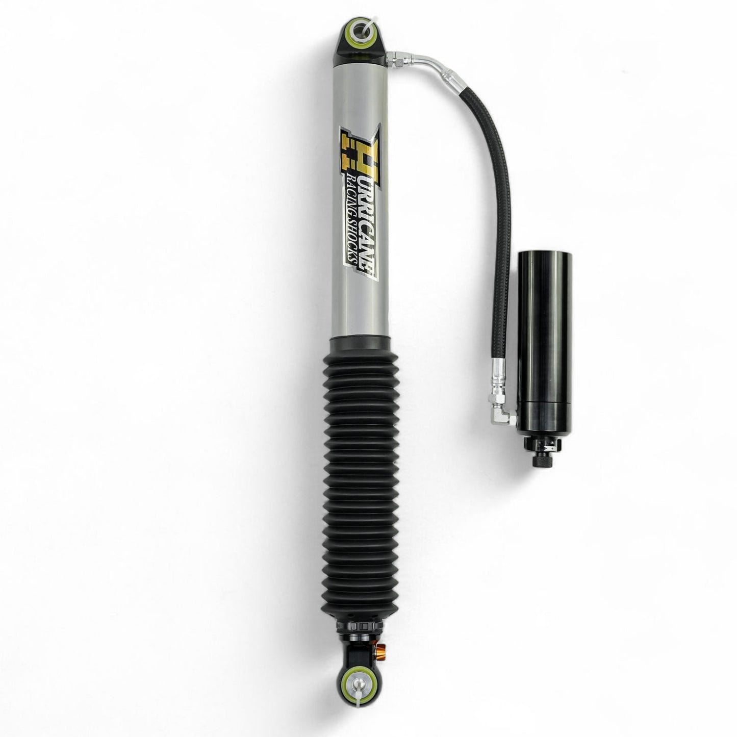HURRICANE RACING EXTREME SERIES 2.5 FRONT COIL-OVER  & 2.5 MONOTUBE REAR SHOCKS WITH REMOTE RESERVIORS - 3 -WAY (2 COMPESSION + 1 REBOUND) DAMPING ADJUSTMENT FOR FORD F150