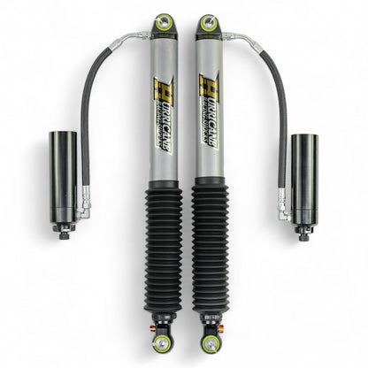 HURRICANE RACING EXTREME SERIES 2.5 FRONT COIL-OVER  & 2.5 MONOTUBE REAR SHOCKS WITH REMOTE RESERVIORS - 3 -WAY (2 COMPESSION + 1 REBOUND) DAMPING ADJUSTMENT FOR FORD F150