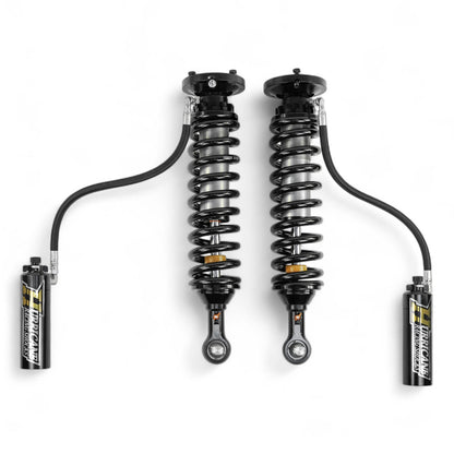 HURRICANE RACING EXTREME SERIES 2.5 FRONT COIL-OVER  & 2.5 MONOTUBE REAR SHOCKS WITH REMOTE RESERVIORS - 3 -WAY (2 COMPESSION + 1 REBOUND) DAMPING ADJUSTMENT FOR FORD F150