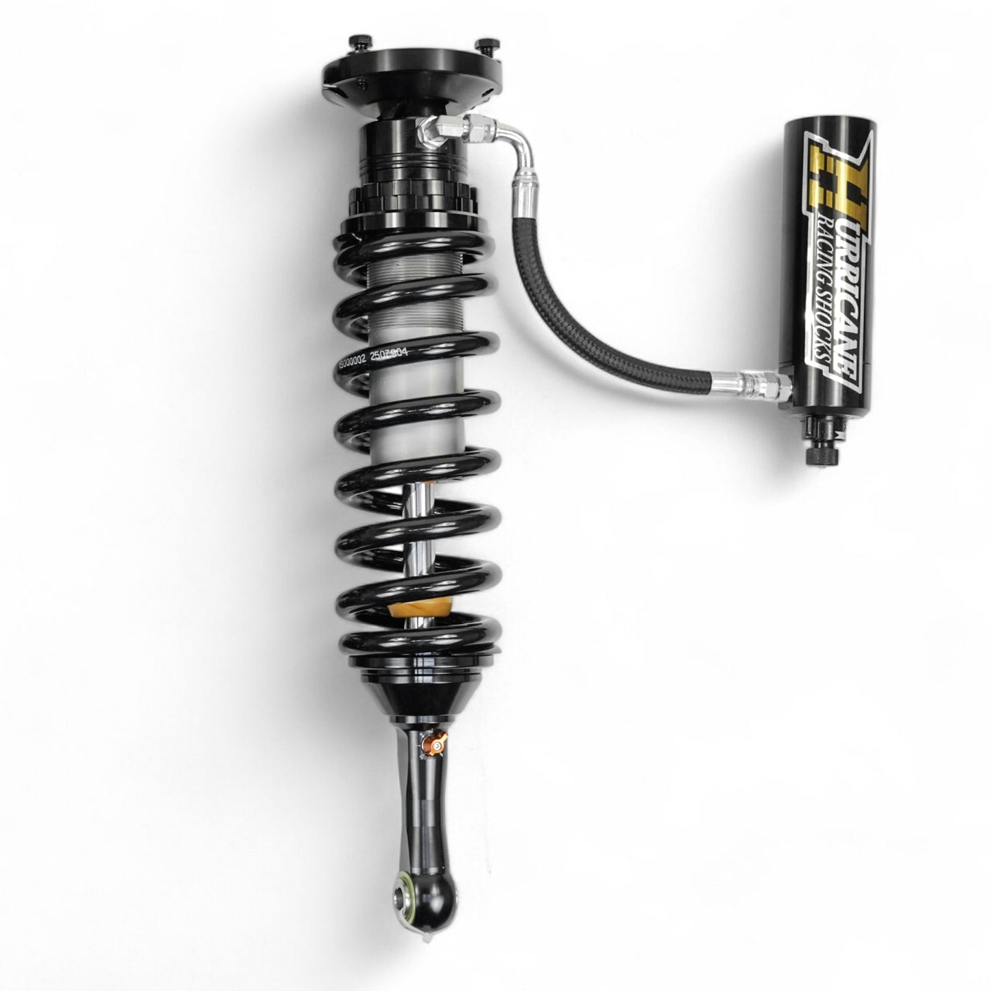 HURRICANE  RACING EXTREME SERIES 2.5 DUEL COMPRESSION ADJUST & SINGLE REBOUND ADJUST  FRONT COIL-OVER SHOCKS & 2.5 REAR EXTERNAL DUEL  BYPASS SHOCKS ( 1-2 " Lift) FOR FJ CRUISER PRADO, 4RUNNER AND FORTUNER