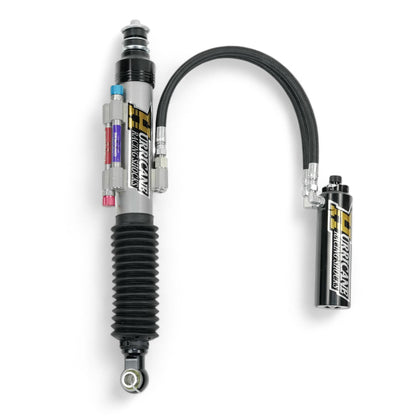 HURRICANE  RACING EXTREME SERIES 2.5 DUEL COMPRESSION ADJUST & SINGLE REBOUND ADJUST  FRONT COIL-OVER SHOCKS & 2.5 REAR EXTERNAL DUEL  BYPASS SHOCKS ( 1-2 " Lift) FOR FJ CRUISER PRADO, 4RUNNER AND FORTUNER