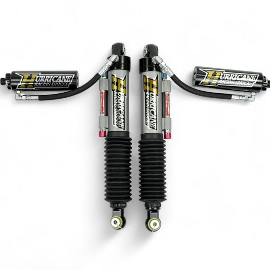 HURRICANE RACING EXTREME SERIES 2.5 FRONT SECONDRY EXTERNAL BYPASS SHOCKS ( 1-2 " Lift) FOR FJ CRUISER PRADO, 4RUNNER AND 2005-15 TACOMA