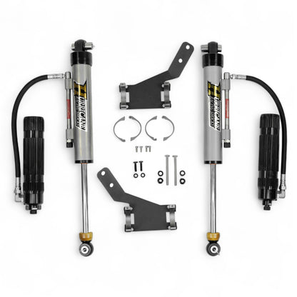 Hurricane Racing Extreme Series 2.5", Single Tube Bypass Shocks with Remote Reservoir for Jeep Wrangler JL,JT & 392