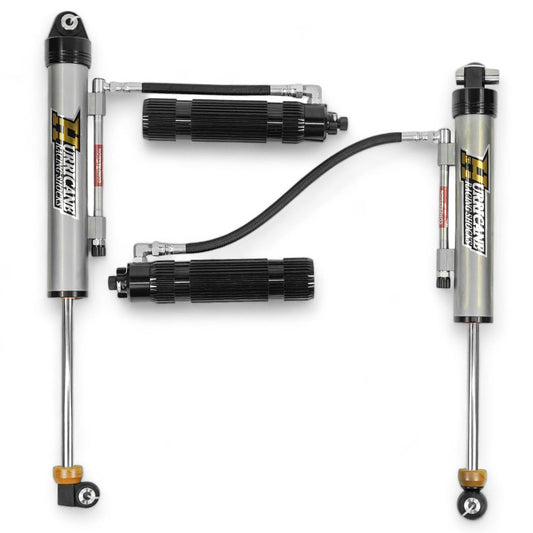 Hurricane Racing Extreme Series 2.5", Single Tube Bypass Shocks with Remote Reservoir for Jeep Wrangler JL,JT & 392