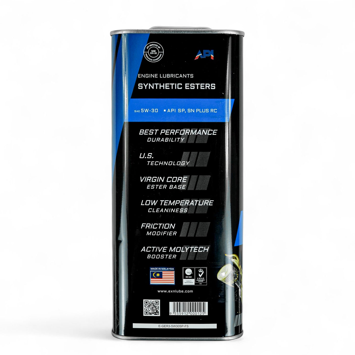 EXN CARIOS SAE 5W30 5W-30 SEMI SYNTHETIC ESTERS MOLYTECH ENGINE OIL-4 L