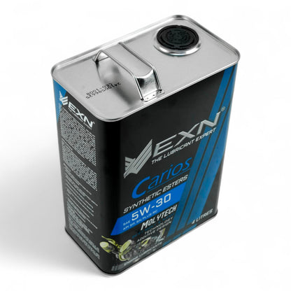 EXN CARIOS SAE 5W30 5W-30 SEMI SYNTHETIC ESTERS MOLYTECH ENGINE OIL-4 L