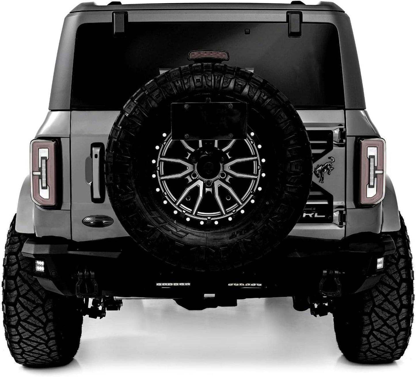 5 inch Overlay Tailgate Metal Emblem Compatible with Ford Bronco