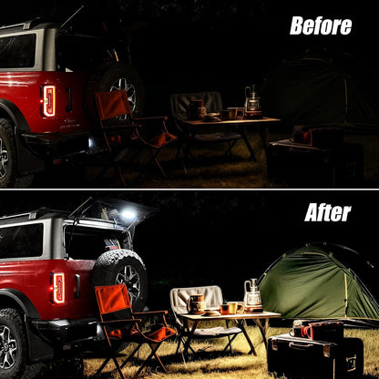 Rear Window Lift Gate Dome LED Light for Bronco Accessories 2/4-Door Hardtop(Not for Soft Top/Sport)