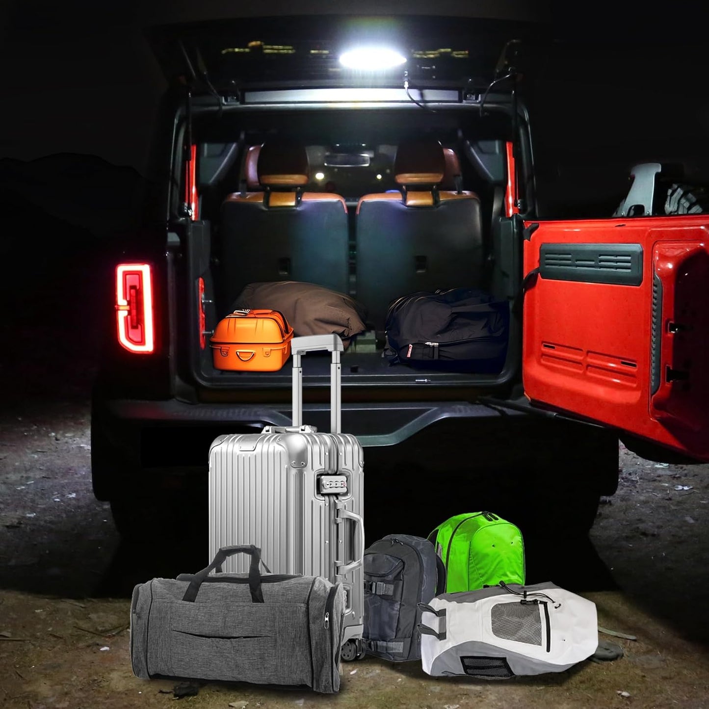 Rear Window Lift Gate Dome LED Light for Bronco Accessories 2/4-Door Hardtop(Not for Soft Top/Sport)