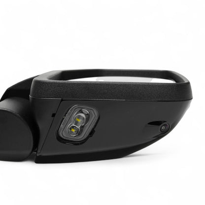 SIDE MIRROR WITH TURN SIGNAL LEDS & PUDDLE LIGHTS, A BUILT-IN CAMERA, AND BLIND SPOT SENSOR TECHNOLOGY
