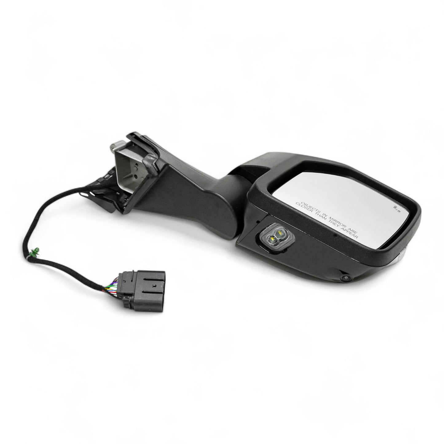 SIDE MIRROR WITH TURN SIGNAL LEDS & PUDDLE LIGHTS, A BUILT-IN CAMERA, AND BLIND SPOT SENSOR TECHNOLOGY