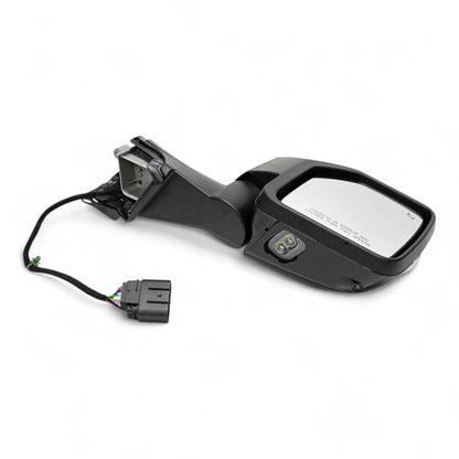 SIDE MIRROR WITH TURN SIGNAL LEDS & PUDDLE LIGHTS, A BUILT-IN CAMERA, AND BLIND SPOT SENSOR TECHNOLOGY