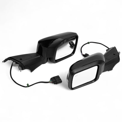 SIDE MIRROR WITH TURN SIGNAL LEDS & PUDDLE LIGHTS, A BUILT-IN CAMERA, AND BLIND SPOT SENSOR TECHNOLOGY