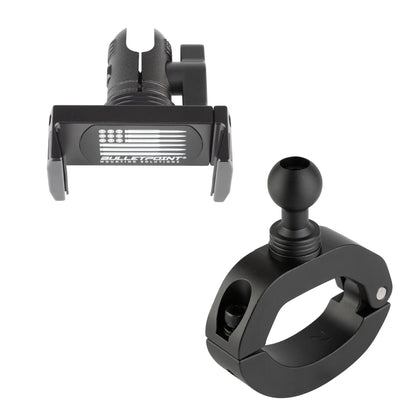 BulletPoint Passenger Grab Bar Mount w/ phone holder compatible with 2024+ Jeep Wrangler JL, 4xe & Gladiator