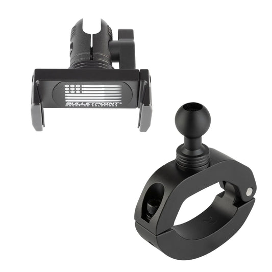 BulletPoint Passenger Grab Bar Mount w/ phone holder compatible with 2024+ Jeep Wrangler JL, 4xe & Gladiator