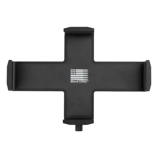 BULLETPOINT Heavy Duty Aluminum 4-Point Universal Tablet Holder with Integrated 20mm Ball