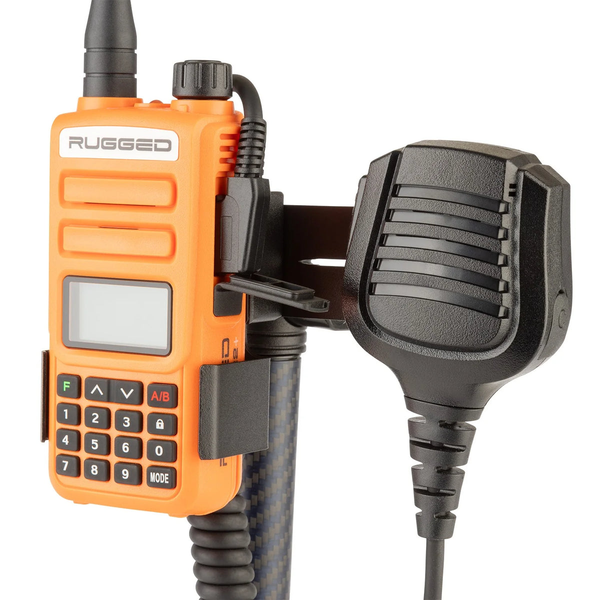 Bulletpoint Handheld Radio + Mic Combo Holder with 20mm Ball Mount
