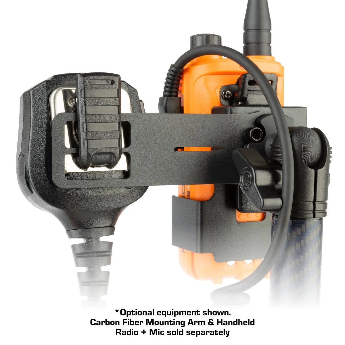 Bulletpoint Handheld Radio + Mic Combo Holder with 20mm Ball Mount