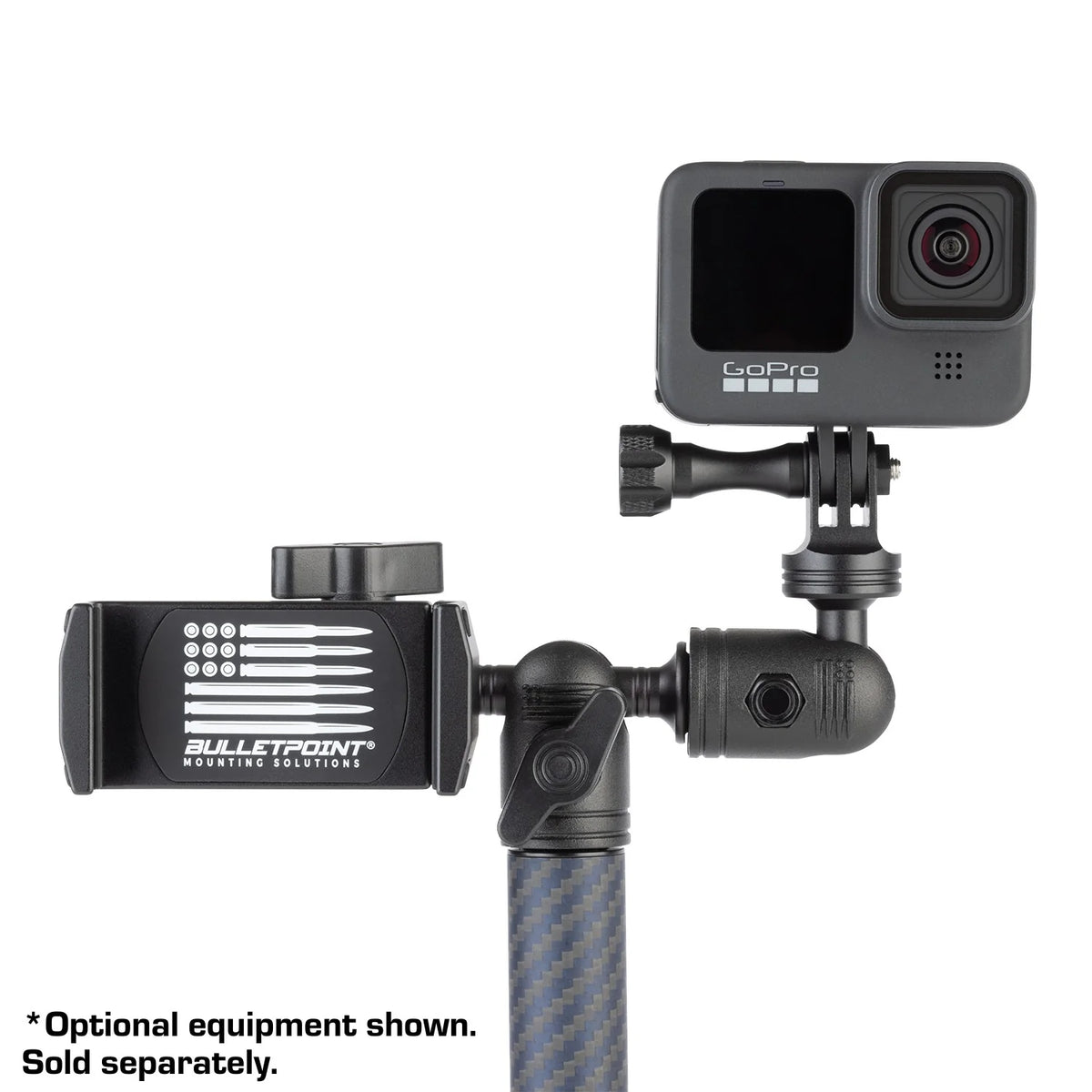 Bullet Point 3-Way Connector - Single 20mm Ball Mount + Dual 20mm Connector Ends