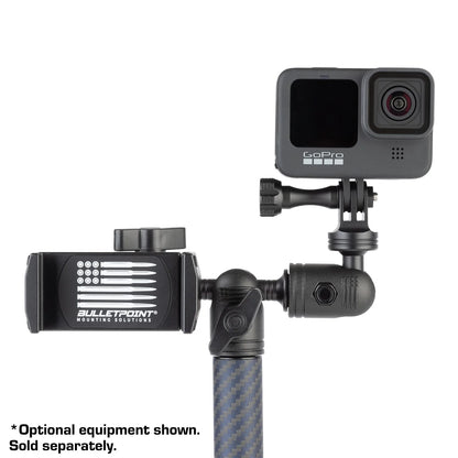 Bullet Point 3-Way Connector - Single 20mm Ball Mount + Dual 20mm Connector Ends