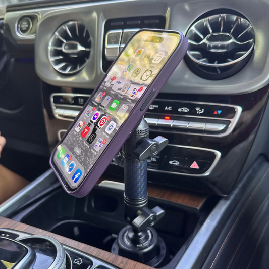 BulletPoint Adjustable Cupholder Phone Mount Single Device Holder