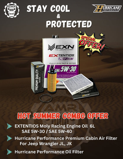Hot summer combo-5W30 Engine oil & filters for Jeep JK